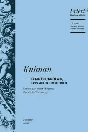 Super prix - Kuhnau J. Cantata For Whitsunday Choeur et Orchestre