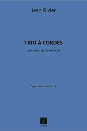 Bien noté | Rivier J. Trio A Cordes