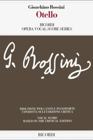 Derniers jours - Rossini G. Otello Chant Piano