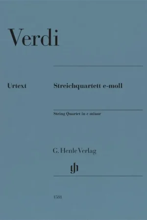 Verdi G. String Quartet MI Mineur Parties | Déstockage