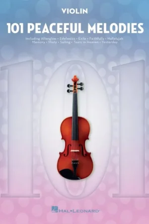 101 Peaceful Melodies Violon | Prix doux