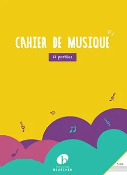 Cahier de Musique 12 Portees-7 - Fin de série