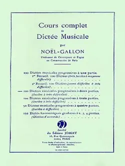 NOEL-GALLON Dictees Progressives A 2 Parties | Remise supplémentaire