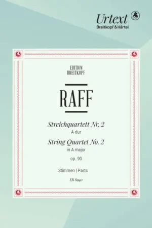 Achetez dès maintenant - Raff J. Quatuor A Cordes N°2 OP 99