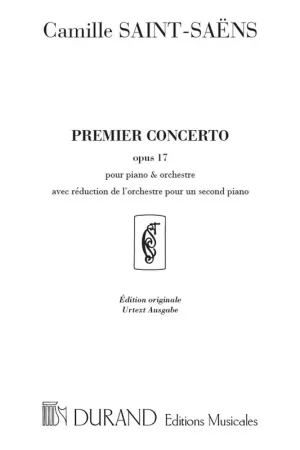 Stock presque épuisé - SAINT-SAENS C. Premier Concerto 2 Pianos