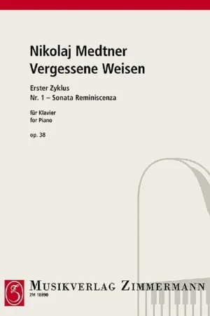Medtner N. Sonate Reminascenza Opus 38-1 Piano - Prix cassé