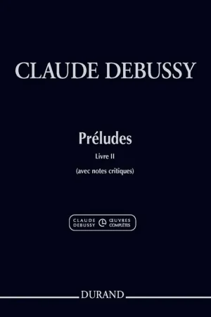 Debussy C. Preludes Vol 2 Piano-2 - Achetez dès maintenant