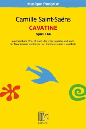 SAINT-SAENS C. Cavatine OP 144 Trombone Tenor - Nouveau chez nous