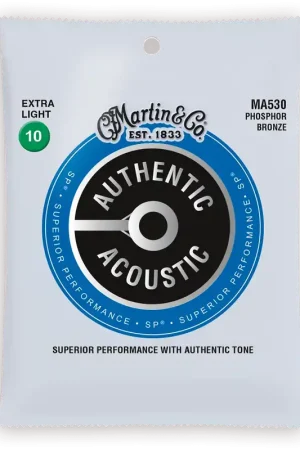 Disponible dès maintenant - Jeu de Cordes Acoustique Martin SP 92/8 Phosphore Bronze Extra Light 92/8 10-47