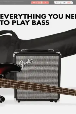 Offre bientôt terminée - Pack Basse Squier Precision Bass PJ Pack 3-Color Sunburst