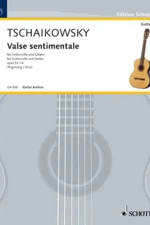 Tchaikovsky P.i. Valse Sentimentale OP 51 N°6 Violoncelle et Guitare - Expédition rapide
