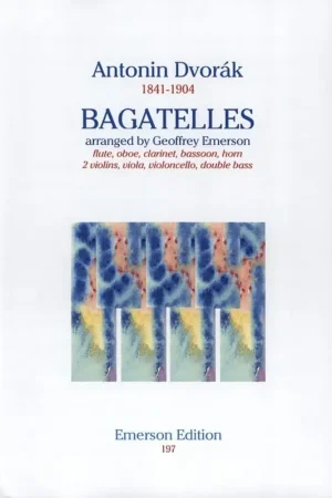 Dvorak A. Bagatelles Orchestre Bois, Cor et Cordes - Plus que quelques articles