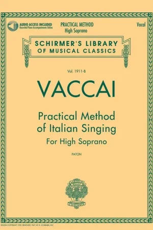 Stock presque épuisé - Vaccai N. Methode Pratique de Chant Voix Elevee-4