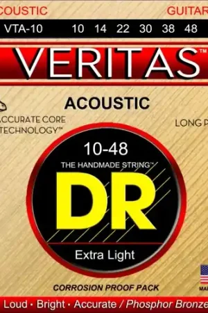 Tout juste ajouté | Jeu de Cordes Acoustique DR Veritas Phosphor Bronze VTA-10 10/48