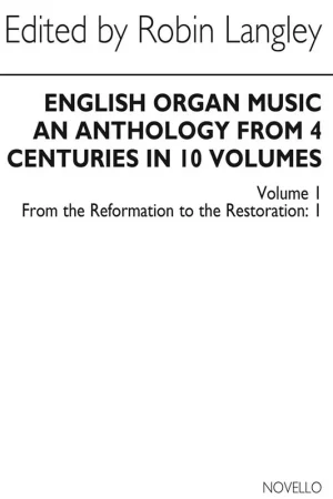 Offre exceptionnelle | Anthology OF English Organ Music Book 01