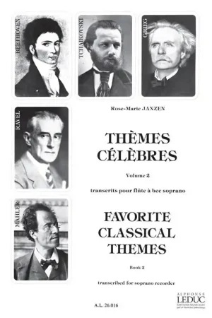 Stock presque épuisé - Janzen R.m. Favorite Classical Themes Vol 2 Flute A Bec Soprano
