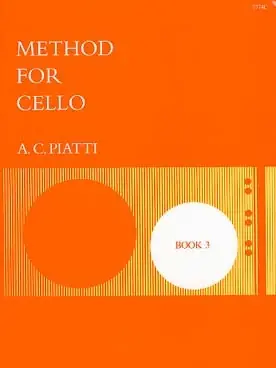 Prix réduit | Piatti A.c. Method For Cello Book 3