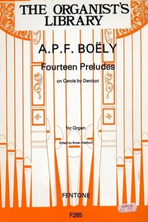 Aujourd'hui seulement - Boely A.p.f. Preludes ON Carol BY Denizot Orgue