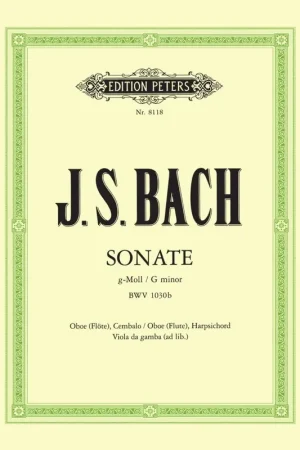 Top des ventes - Bach J.s. Sonate Bwv 1030b Hautbois OU Flute