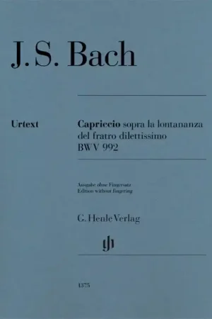 Bach J.s. Capriccio Sopra la Lontananza Piano-1 - Promotion