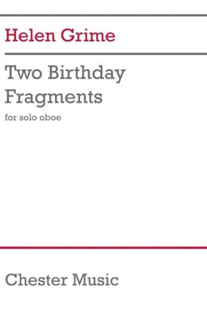 Grime H. Two Birthday Fragments Hautbois - Prix mini