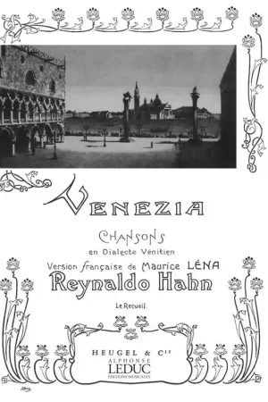 Hahn R. Venezia Voix - Prix spécial