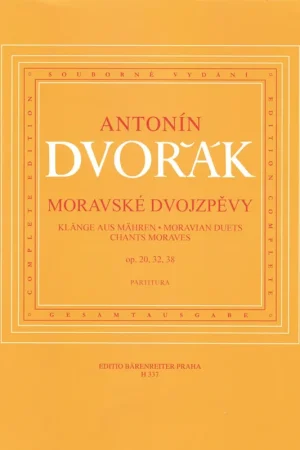 Dernier arrivage - Dvorak A. Moravian Duets OP 20, 32, 38, Chant