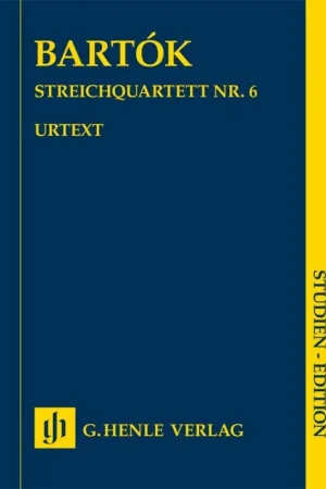 Bartok B. Quatuor à cordes n° 6 Conducteur - Livraison express