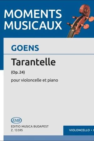 Goens D. V. Tarentelle OP 24 Violoncelle | Direct usine