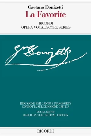 Aujourd'hui seulement - Donizetti G. la Favorite Chant
