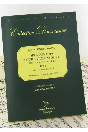 Viotti G.b. Serenades en Duo Cpncertants Pour 2 Violons 1ER Livre Pour Violon | Prix usine