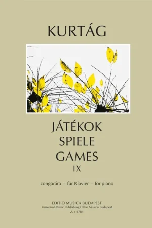 Kurtag G. Jatekok Games Vol 9 Piano | Nouveau produit