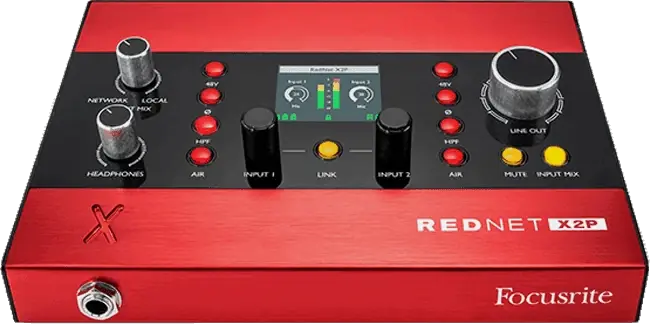 Dernières pièces - Focusrite REDNET-X2P Rednet Desktop Dante 2x2