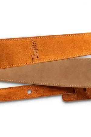 Très bien noté | Sangle Taylor 2.5" Embroidered Suede Guitar Strap Honey Gold