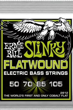 Jeu de Cordes Basse Ernie Ball 2812 Regular Super Slinky Bass 50-105 - Qualité premium