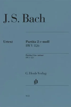 Bach J.s. Partita N°2 DO Mineur Bwv 826 Piano-1 | Tout juste arrivé