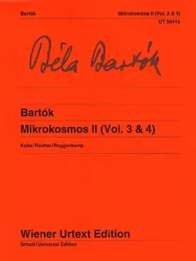Bartok B. Mikrokosmos Vol 2 Piano-1 - Très demandé