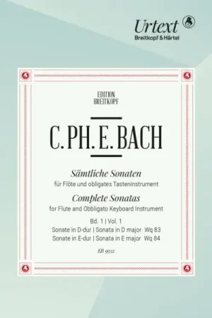 Tout juste arrivé | Bach C.p.e. Sonates Vol 3 WQ 87 et WQ 161.2 Flute