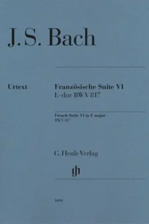 Bach J.s. Suite Francaise 6 MI Majeur Bwv 817 Piano - Prix exceptionnel