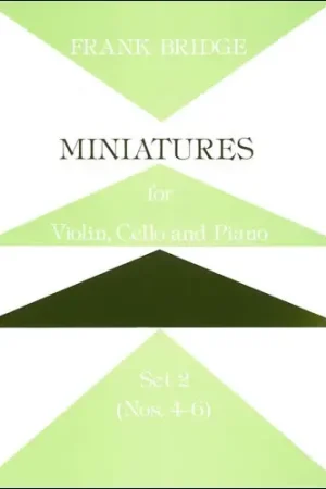 Bon prix | Bridge F. Miniatures Set 2 Violon, Violoncelle et Piano