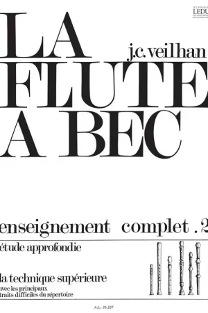 Bon plan - Veilhan J.c. Enseignement Complet Vol 2 de la Flute A Bec