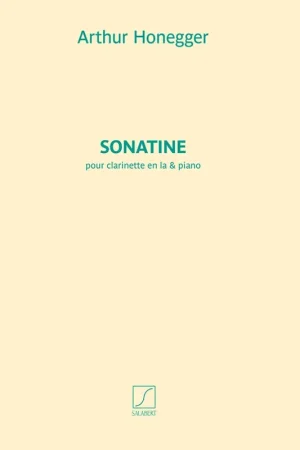 Nouveau | Honegger A. Sonatine H42 Clarinette