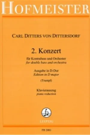 Bien noté | Dittersdorf K. Concerto N°2 RE Majeur Contrebasse