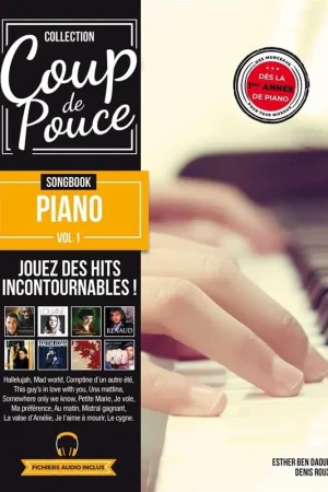 Coup de Pouce Songbook Piano Vol 1 | Déstockage