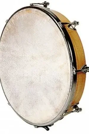 Nouveauté - Tambourin Peau Naturelle 25 CM Sans Cymbalettes