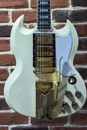 Gibson Custom Shop 60TH Anniversary 1961 SG Les Paul Custom Vos Classic White | Bon prix