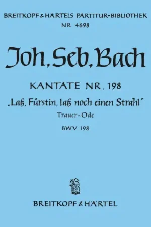 Ajoutez au panier - Bach J.s. Cantate Bwv 198 Choeur