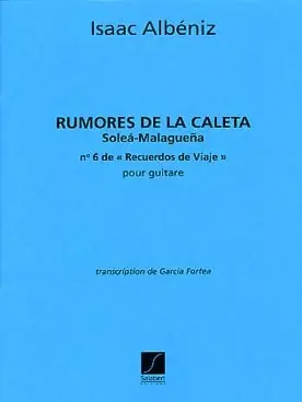 Albeniz I. Rumores de la Caleta Guitare-1 - Prix bas