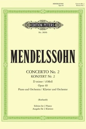 Tendance - Mendelssohn F. Concerto N°2 D Minor OP 40 Pianos-1