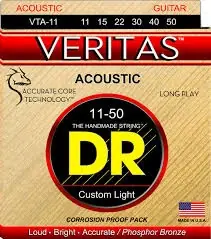 Jeu de Cordes Acoustique DR Veritas Phosphor Bronze VTA-11 11/50 - Prix spécial